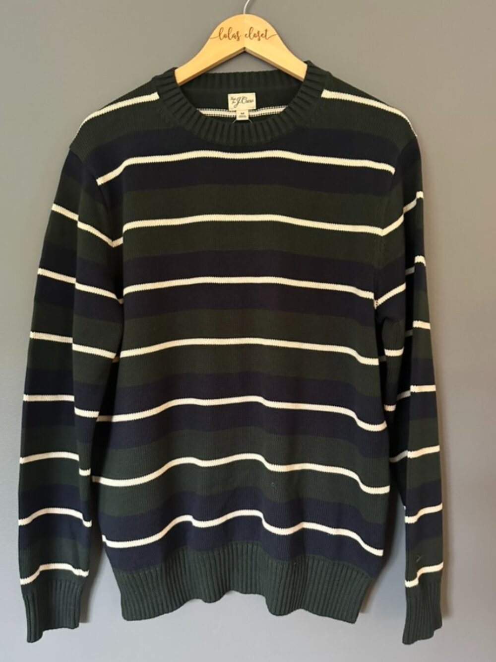 JCREW MENS  HERITAGE COTTON CREW NECK MEDIUM NWT